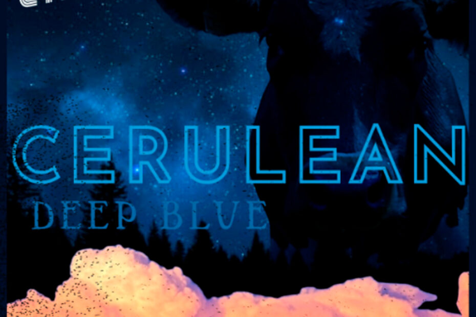 GLITTER ETIQUETTE / “Cerulean - Deep Blue”